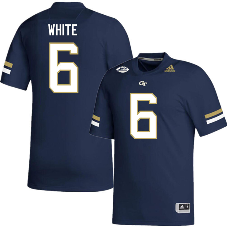 Keion White Georgia Tech Jerseys,Georgia Tech Yellow Jackets College Football Uniforms-Navy